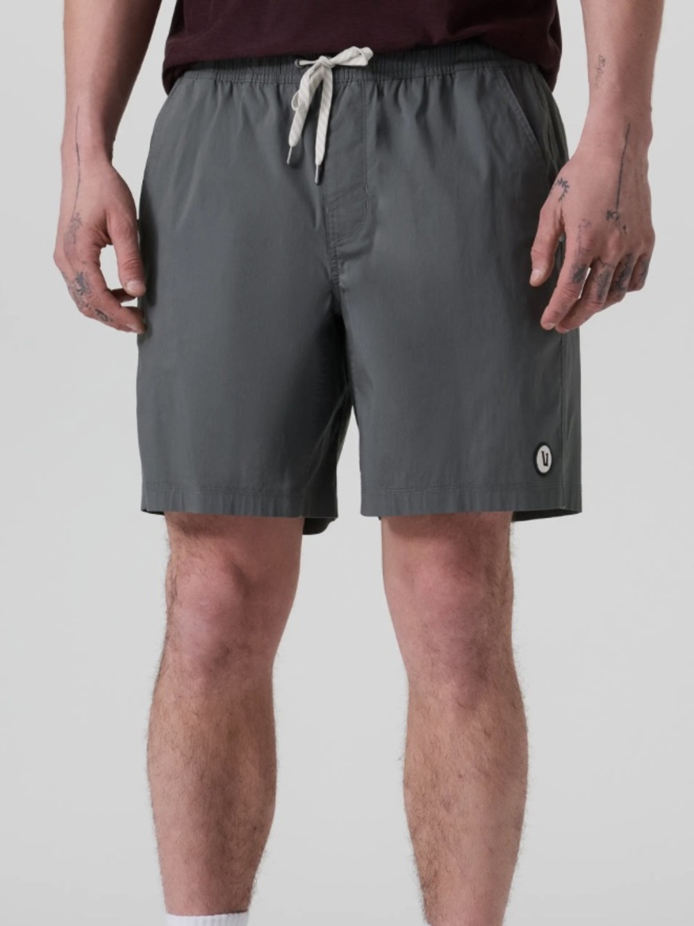 Vuori Kore Lined Everyday Shorts Dark Gray Small